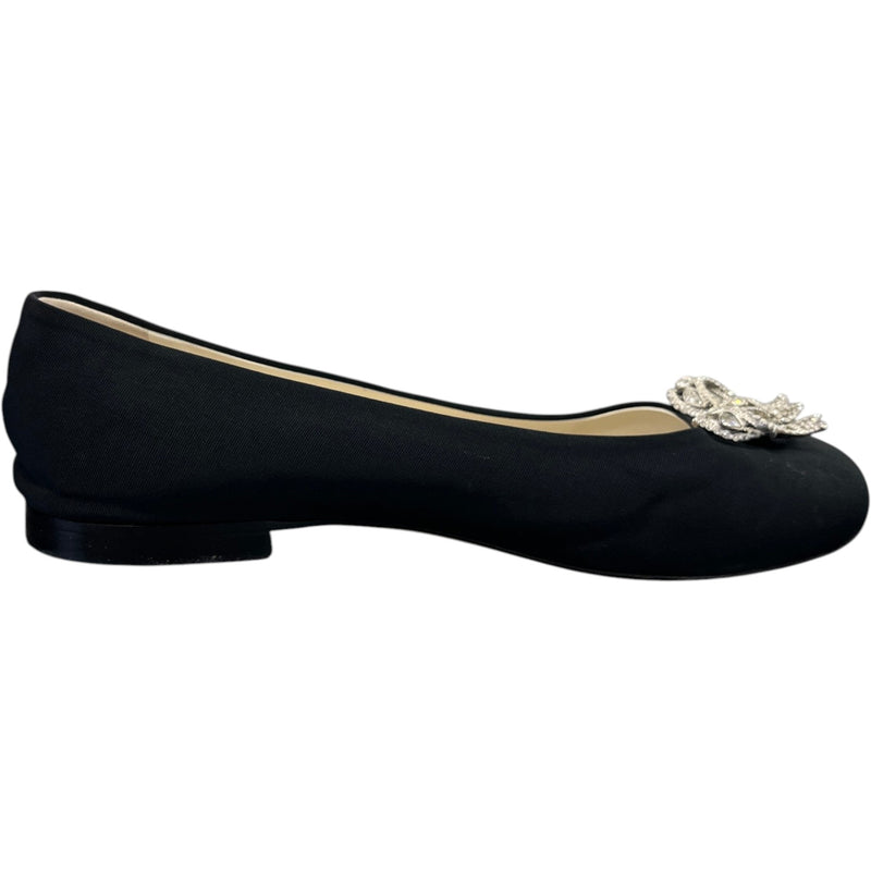 Women's Grosgrain Cap Toe Logo Mules Black Size EU 38 / UK 5