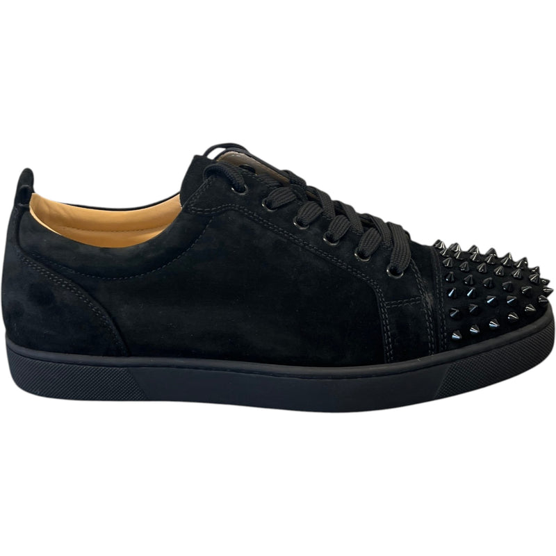 Men's Louis Junior Spikes Flat Low Trainers Black Size UK 10 / EU 44