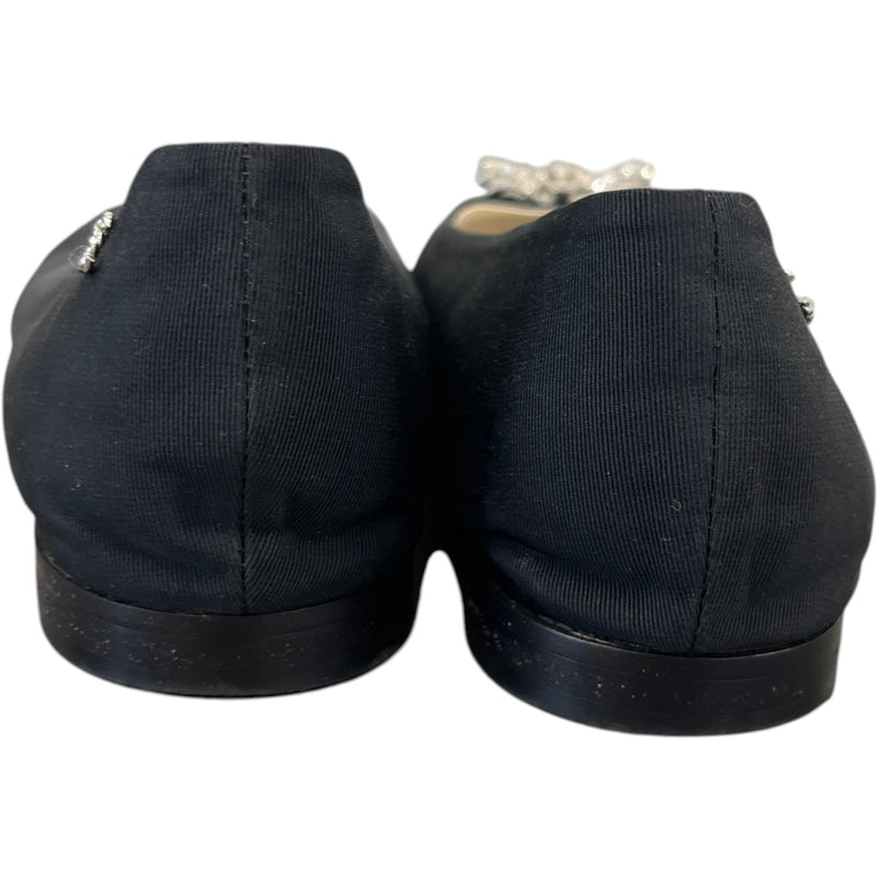 Women's Grosgrain Cap Toe Logo Mules Black Size EU 38 / UK 5
