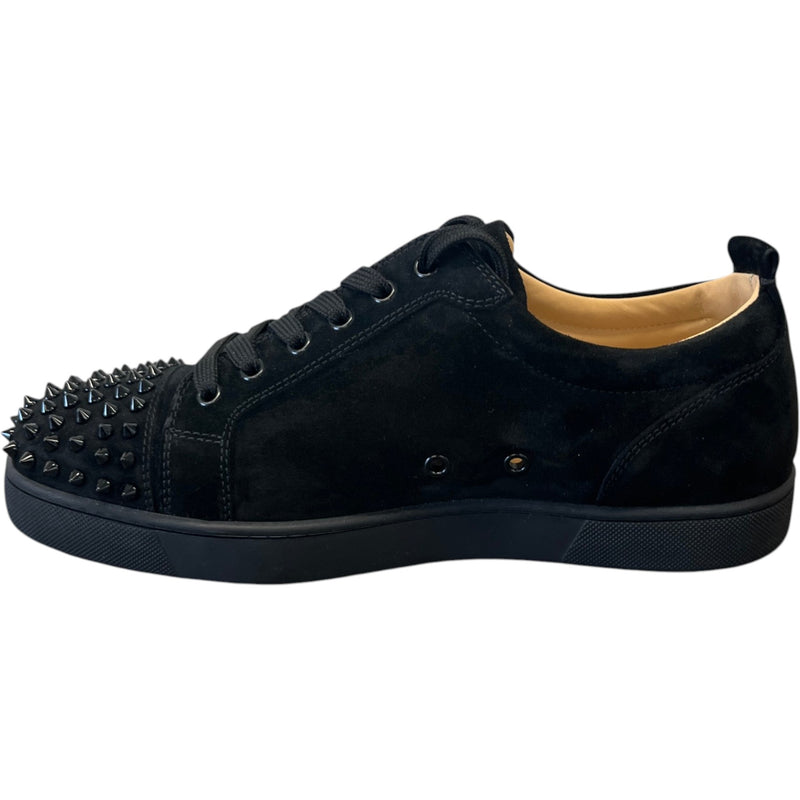 Men's Louis Junior Spikes Flat Low Trainers Black Size UK 10 / EU 44