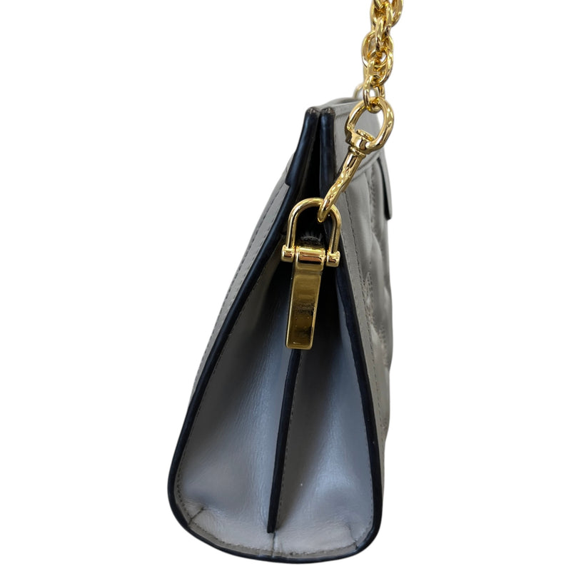 Women's Small GG Matelassé Crossbody Bag Grey