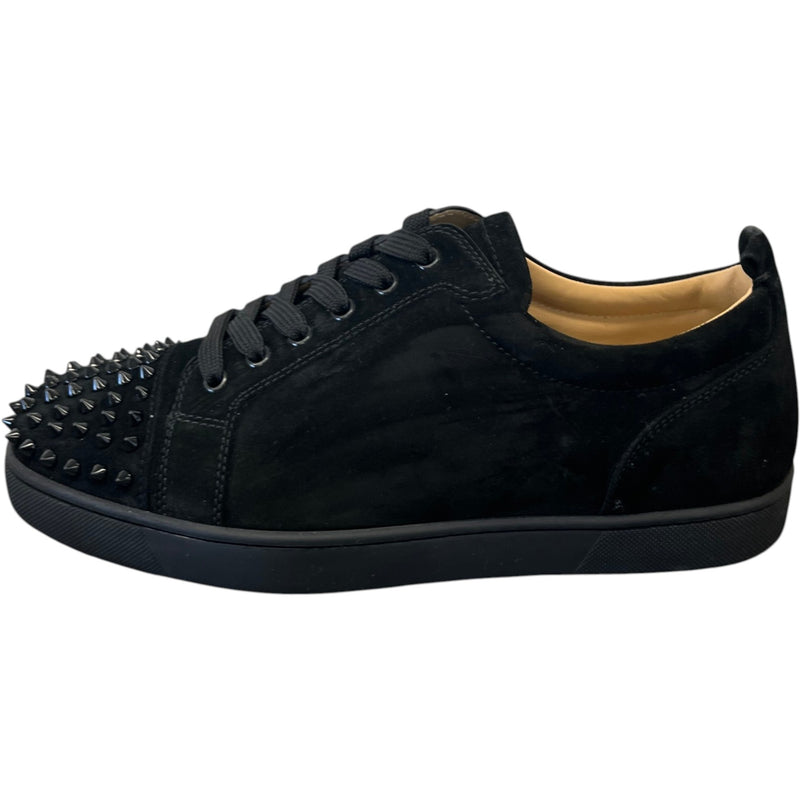 Men's Louis Junior Spikes Flat Low Trainers Black Size UK 10 / EU 44