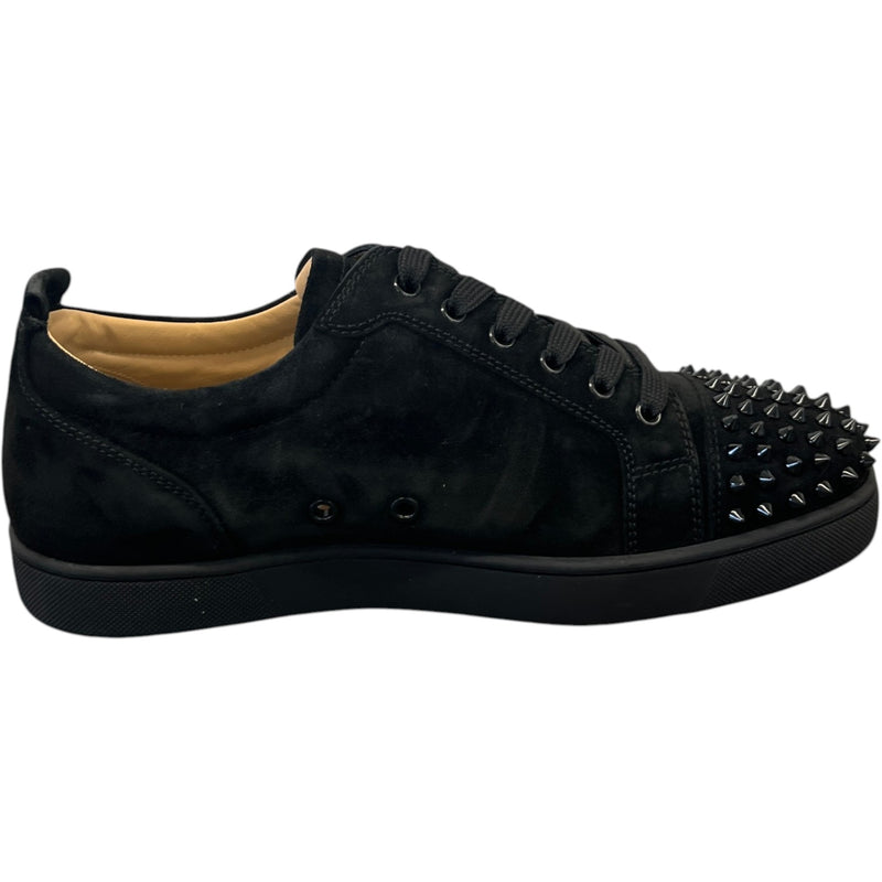 Men's Louis Junior Spikes Flat Low Trainers Black Size UK 10 / EU 44