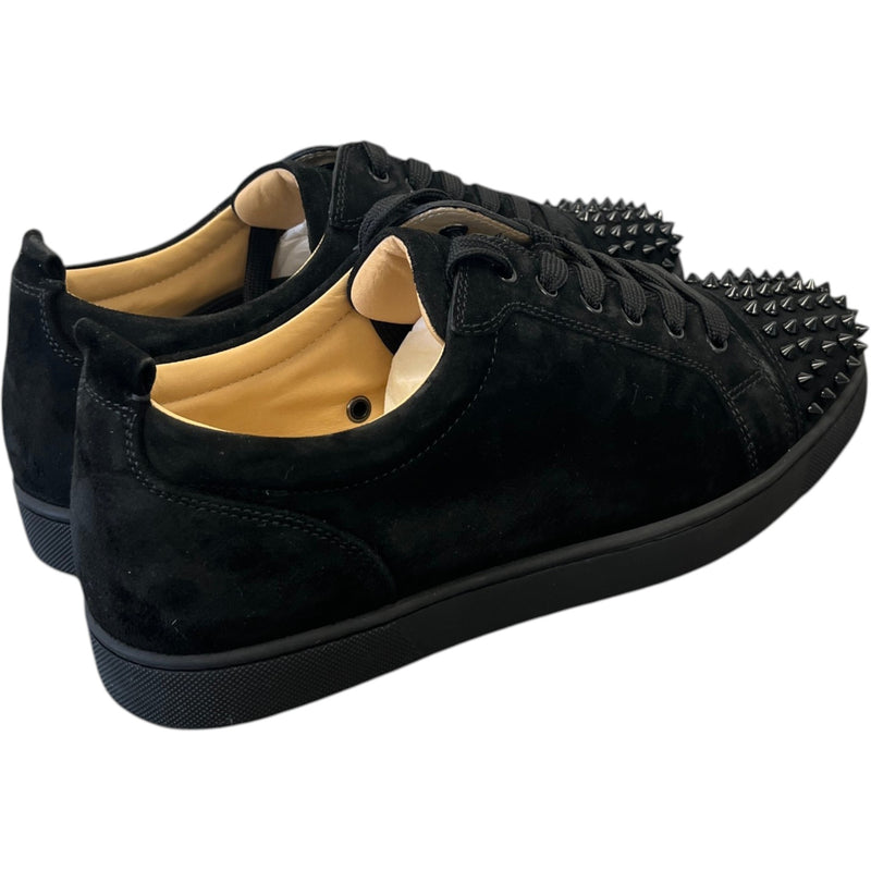 Men's Louis Junior Spikes Flat Low Trainers Black Size UK 10 / EU 44