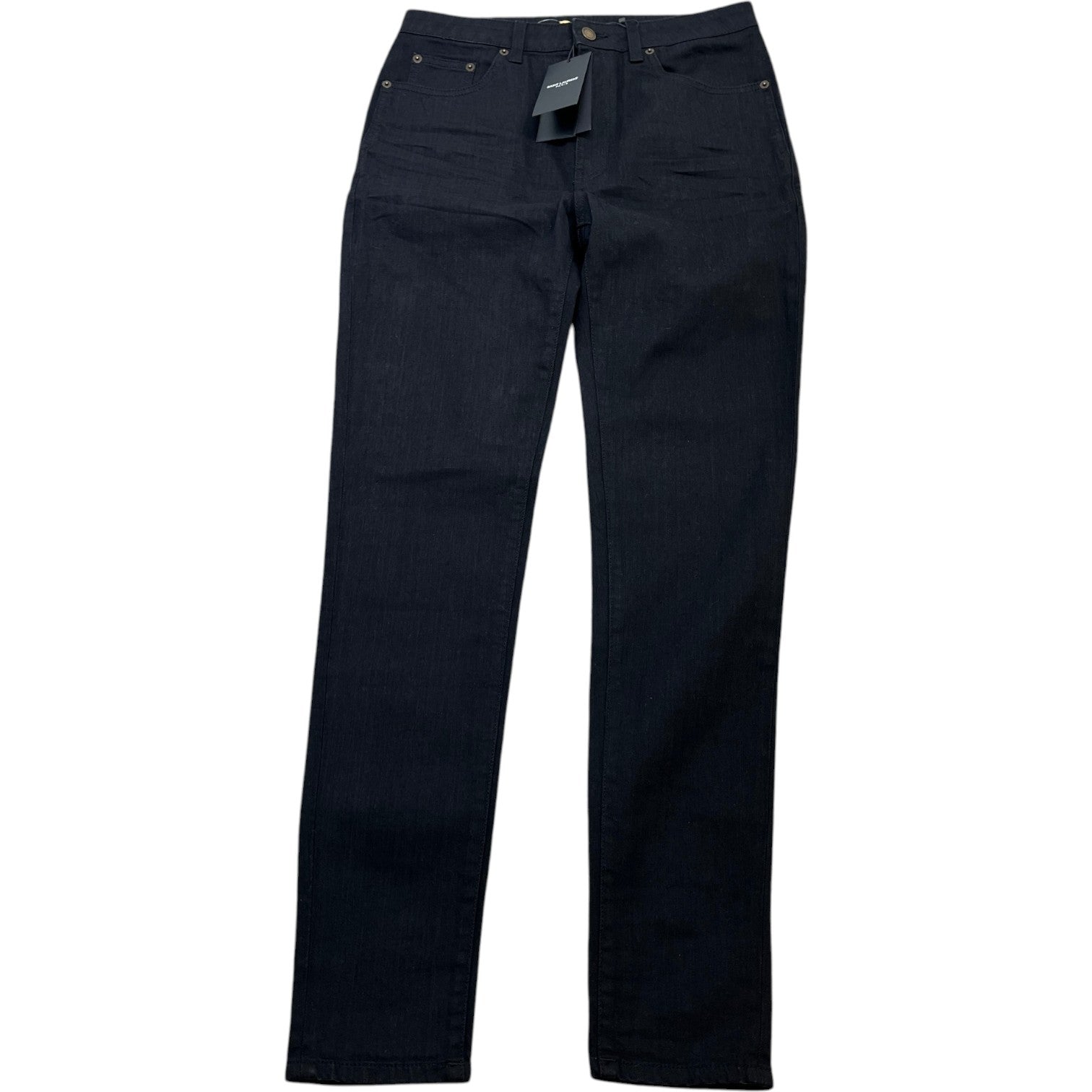 Men's Skinny Fit Jeans Black Size Waist 31" - Photo 1