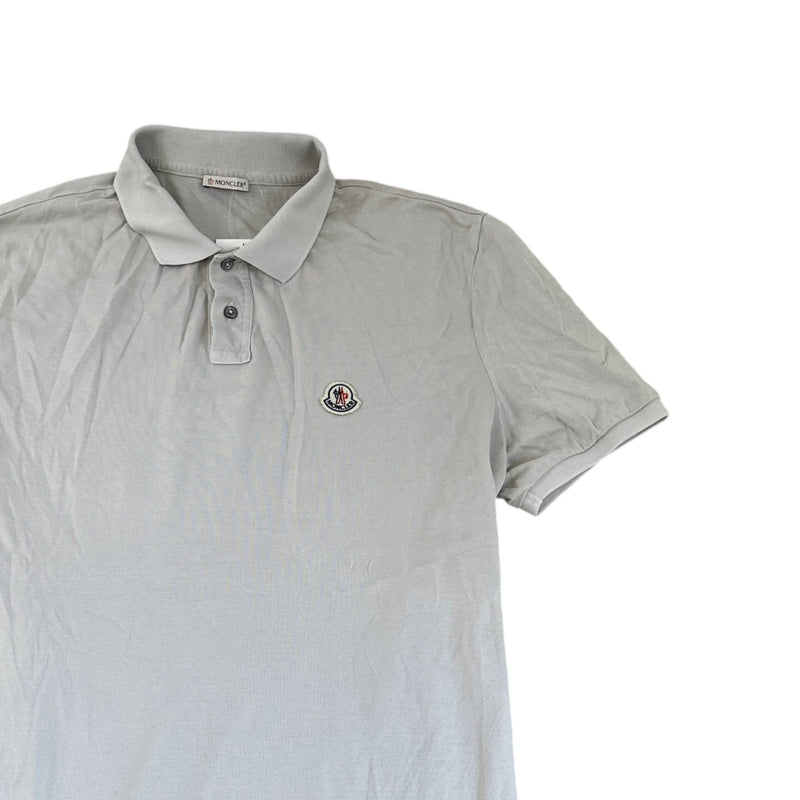 Men's Maglia Polo Shirt Grey Size XL