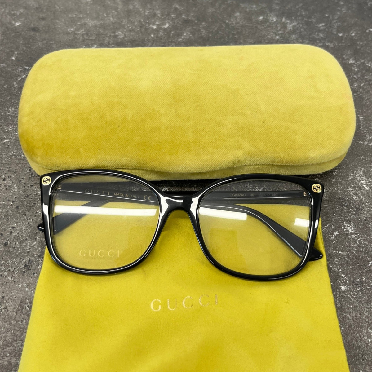 Women's GG0026O Glasses Black - Photo 13