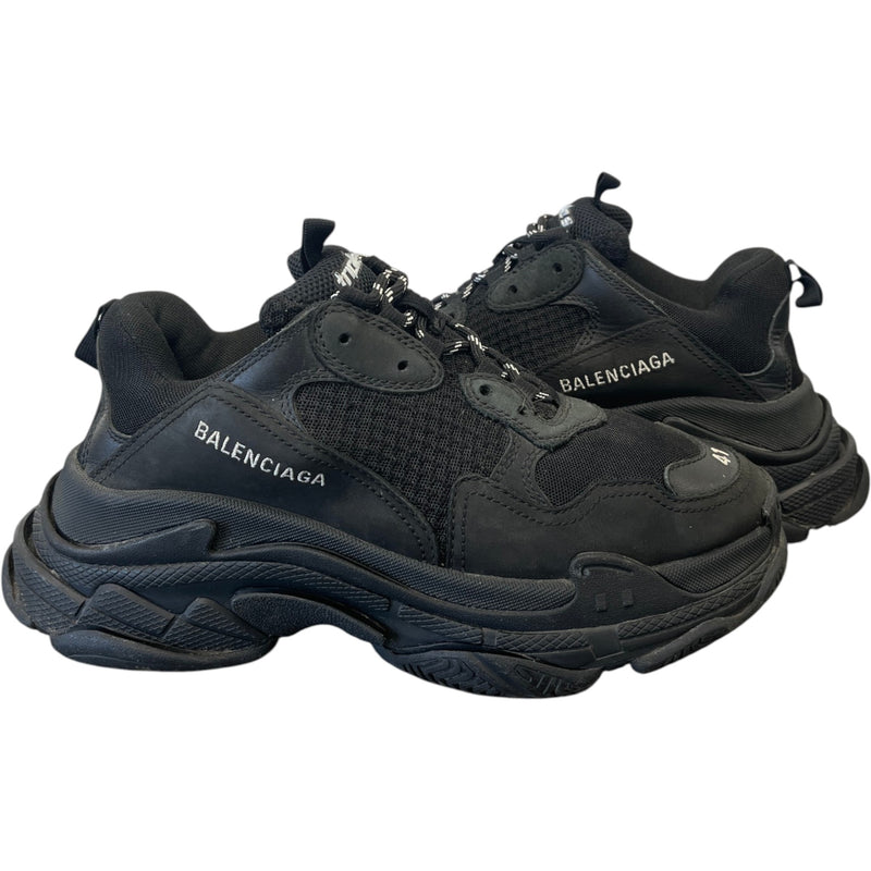 Men's Triple S Low Trainers Black Size UK 7 / EU 41