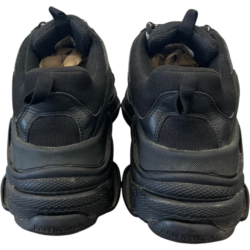 Men's Triple S Low Trainers Black Size UK 7 / EU 41