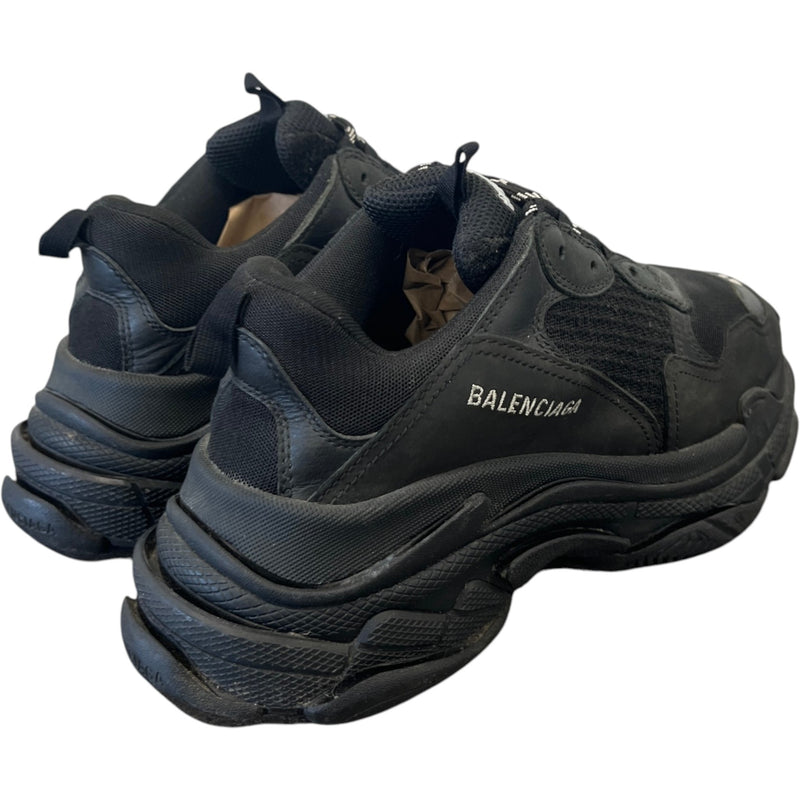 Men's Triple S Low Trainers Black Size UK 7 / EU 41
