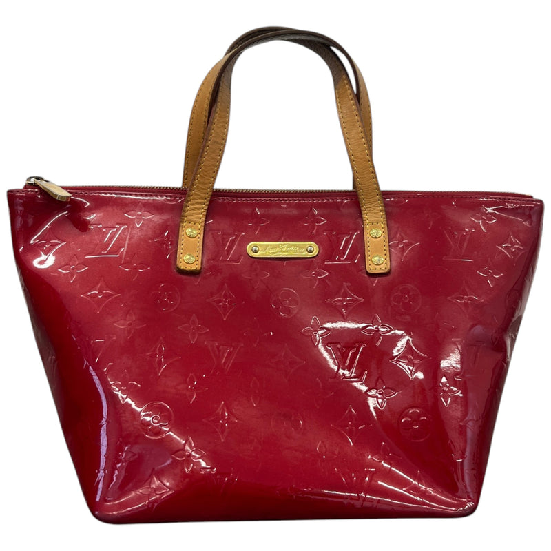 Women's Vernis Leather Bellevue PM Handbag Red