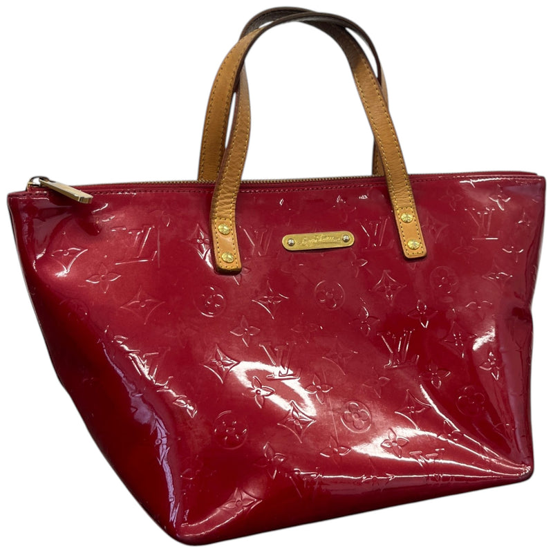 Women's Vernis Leather Bellevue PM Handbag Red