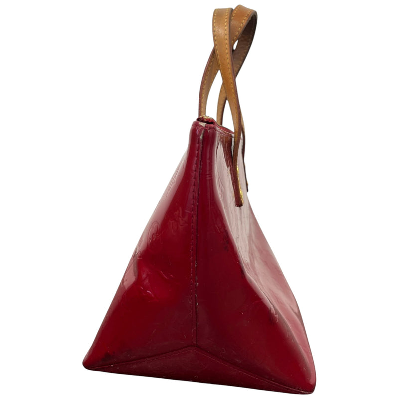Women's Vernis Leather Bellevue PM Handbag Red
