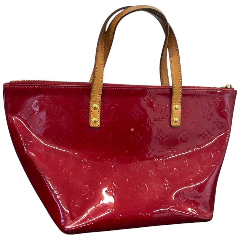 Women's Vernis Leather Bellevue PM Handbag Red