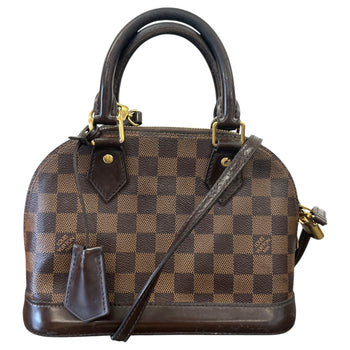 Women's Damier Ebene Alma BB Bag Brown