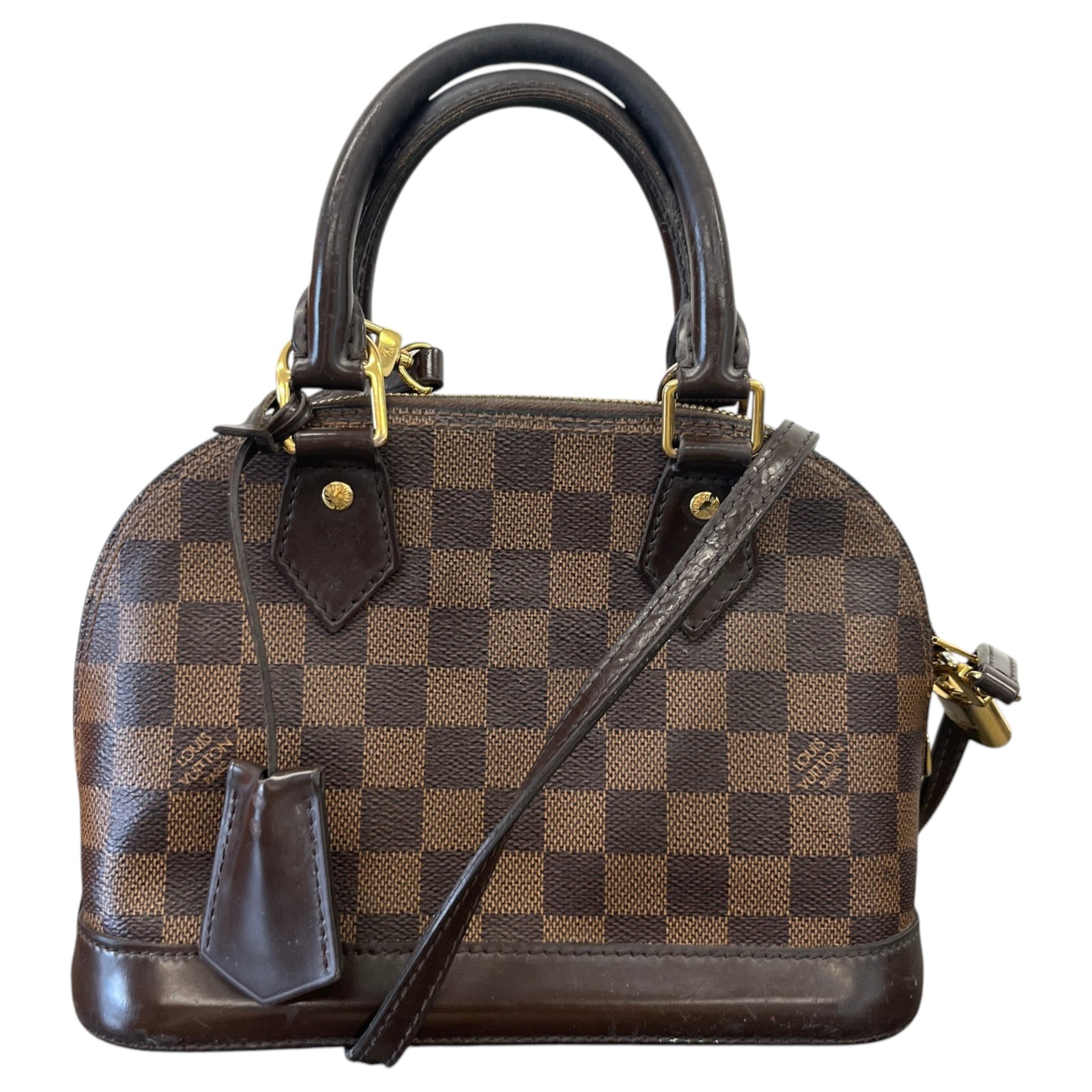 Women's Damier Ebene Alma Bb Bag Brown - Photo 1