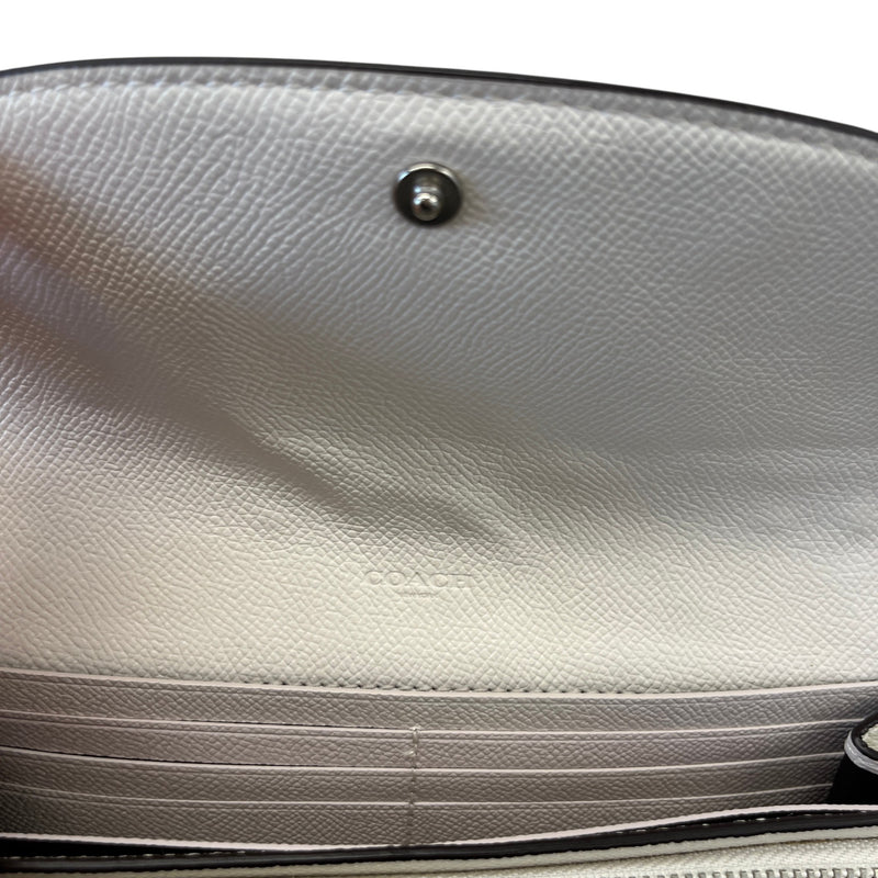Women's Embellished Envelope Wallet White