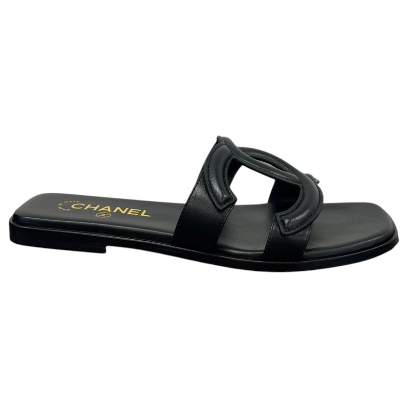 Women's Interlocking CC Sandals Black Size UK 5.5 / EU 38.5