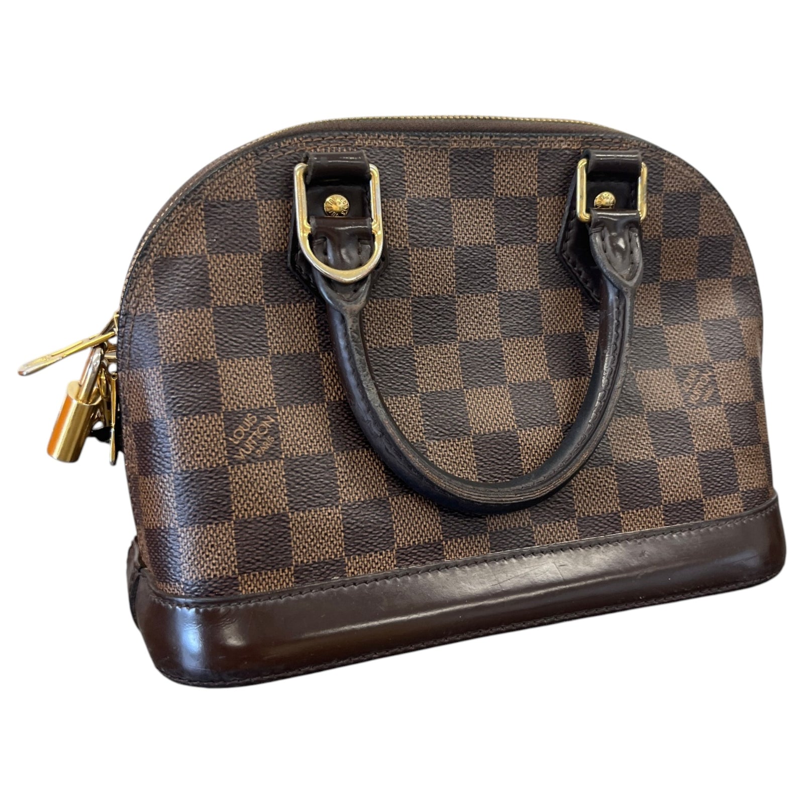 Women's Damier Ebene Alma Bb Bag Brown - Photo 8