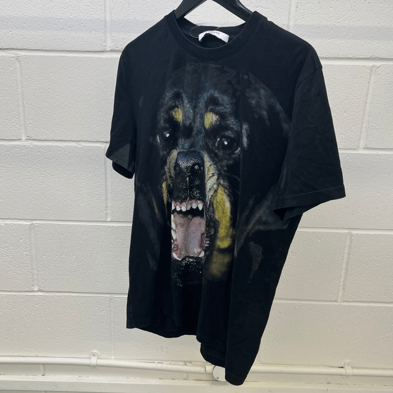 Men's Rottweiler T-Shirt Black Size L
