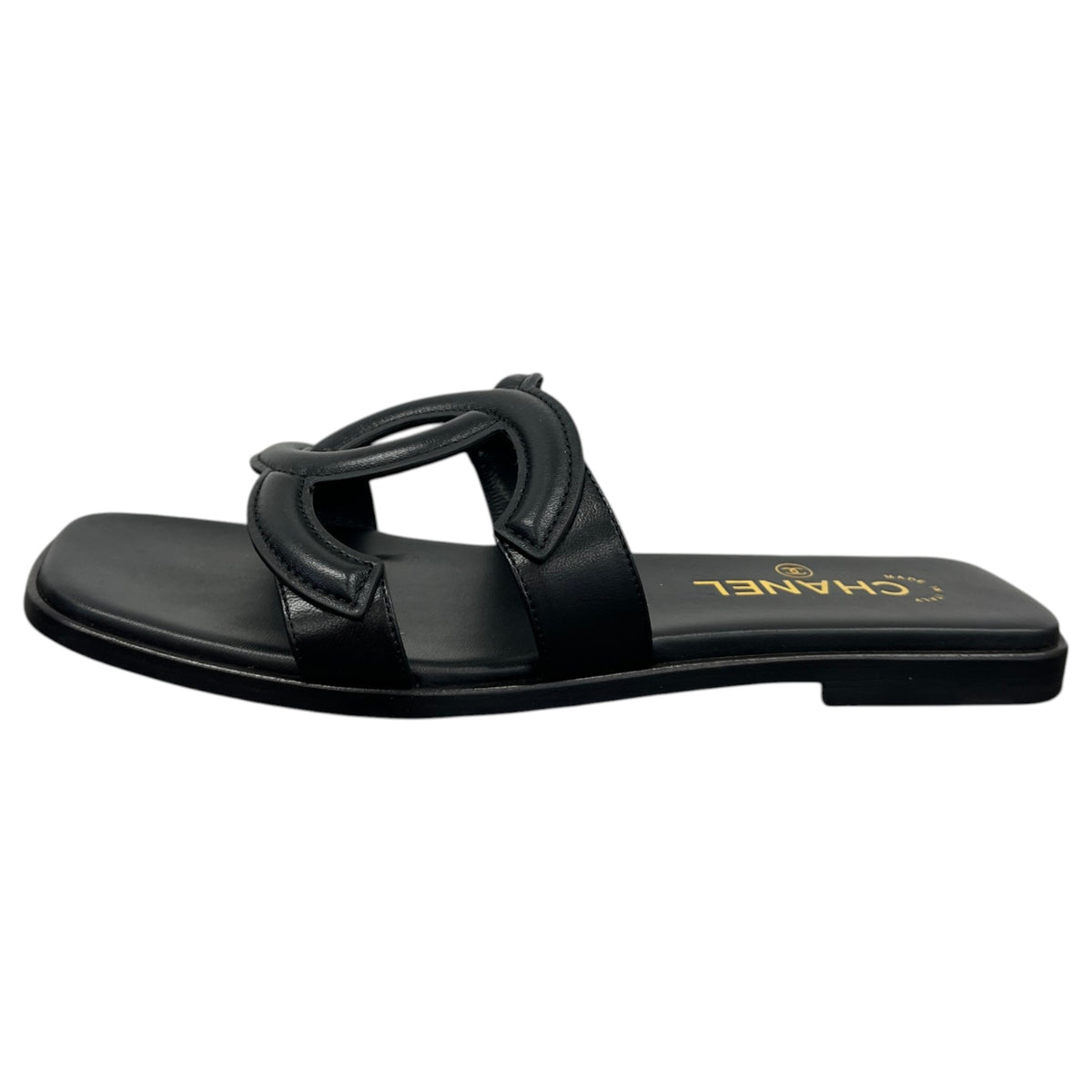 Women's Interlocking CC Sandals Black Size UK 5.5 / EU 38.5 - Photo 5