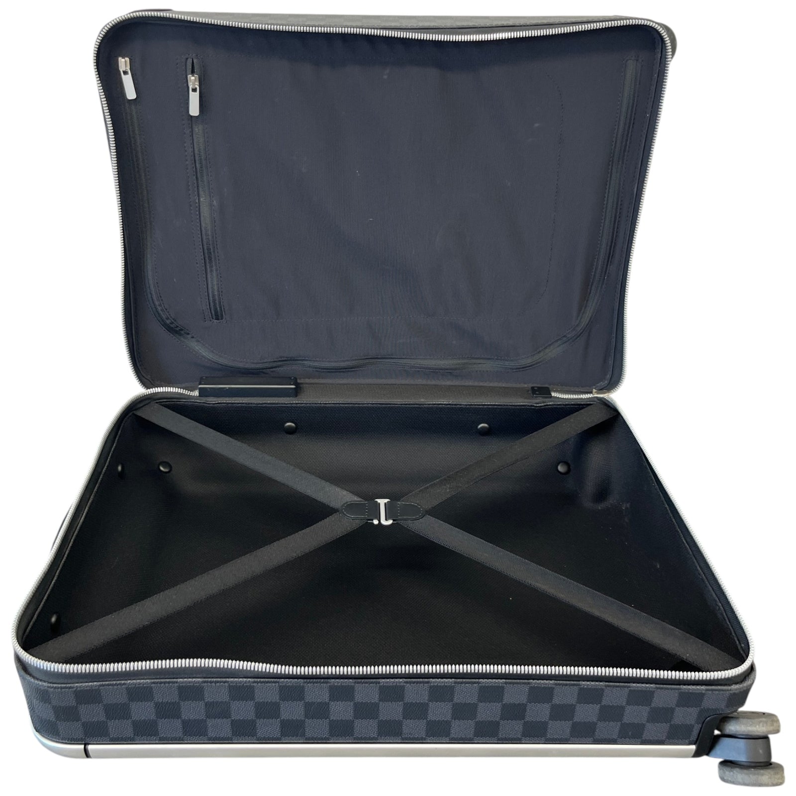 Men's Damier Graphite Horizon 55 Rolling Suitcase Black - Photo 14