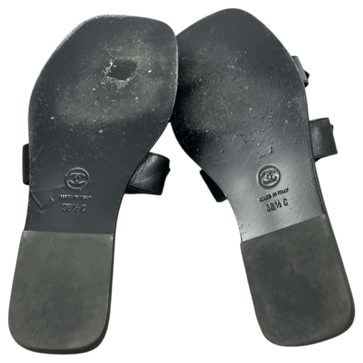 Women's Interlocking CC Sandals Black Size UK 5.5 / EU 38.5 - Photo 10
