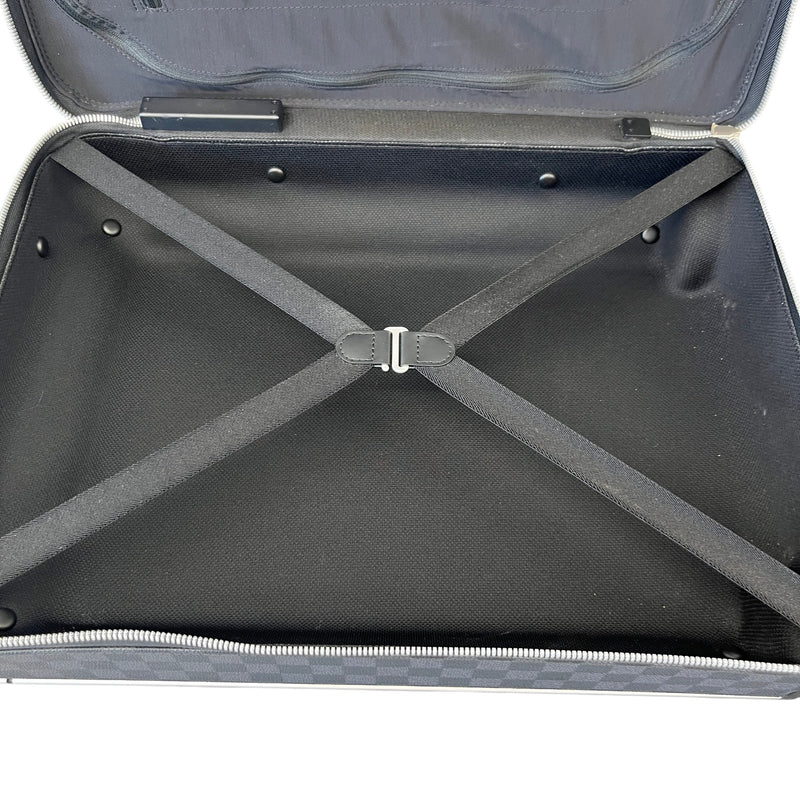 Men's Damier Graphite Horizon 55 Rolling Suitcase Black