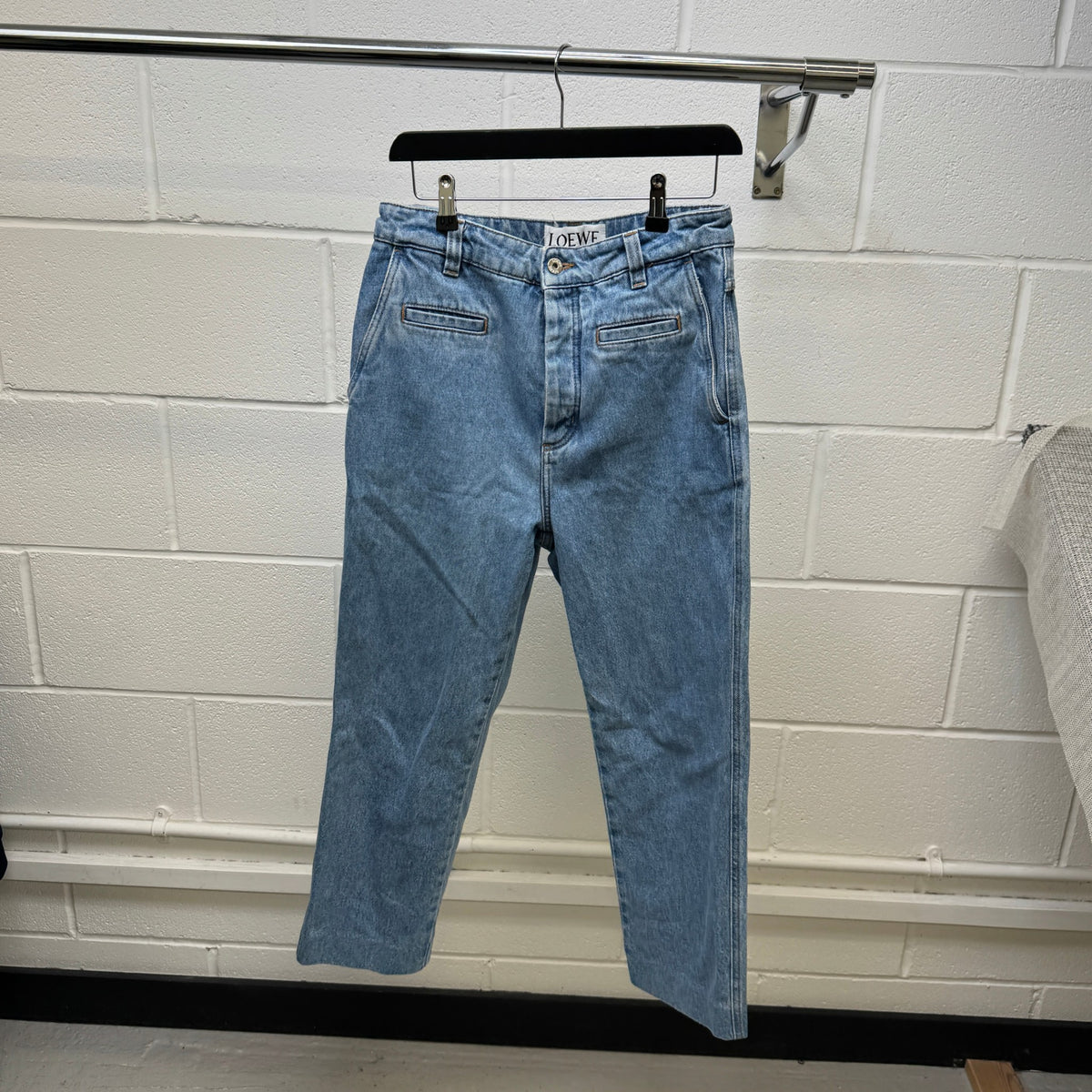Women's High Waisted Jeans Blue Size L / UK 12 - Photo 11