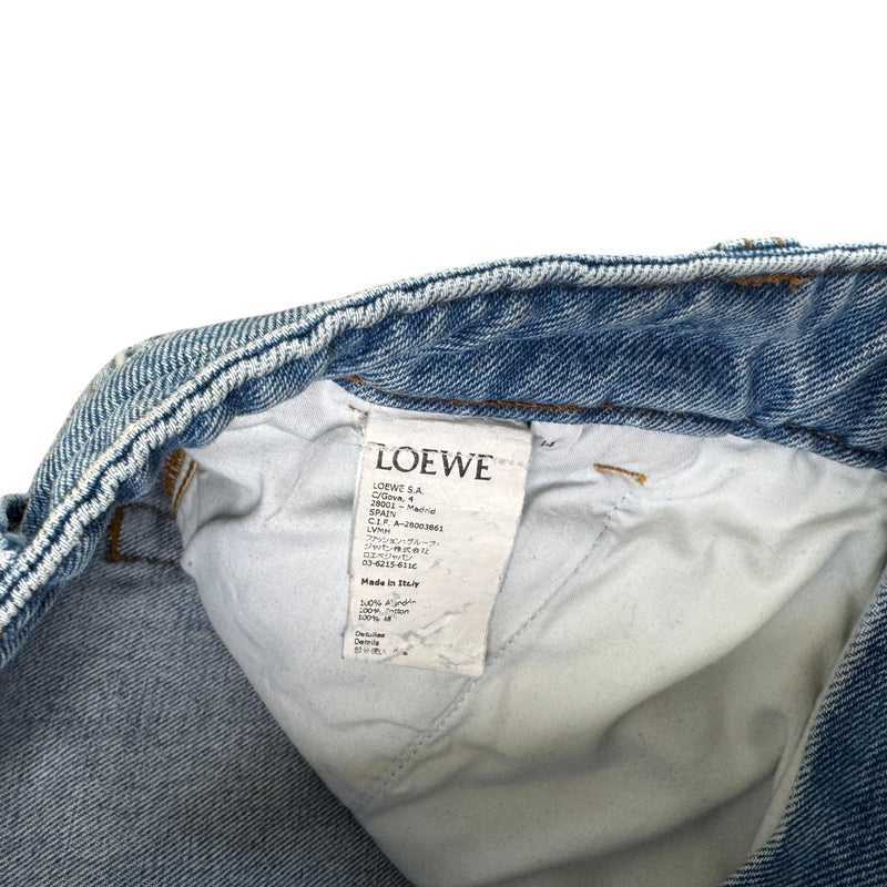 Women's High Waisted Jeans Blue Size L / UK 12