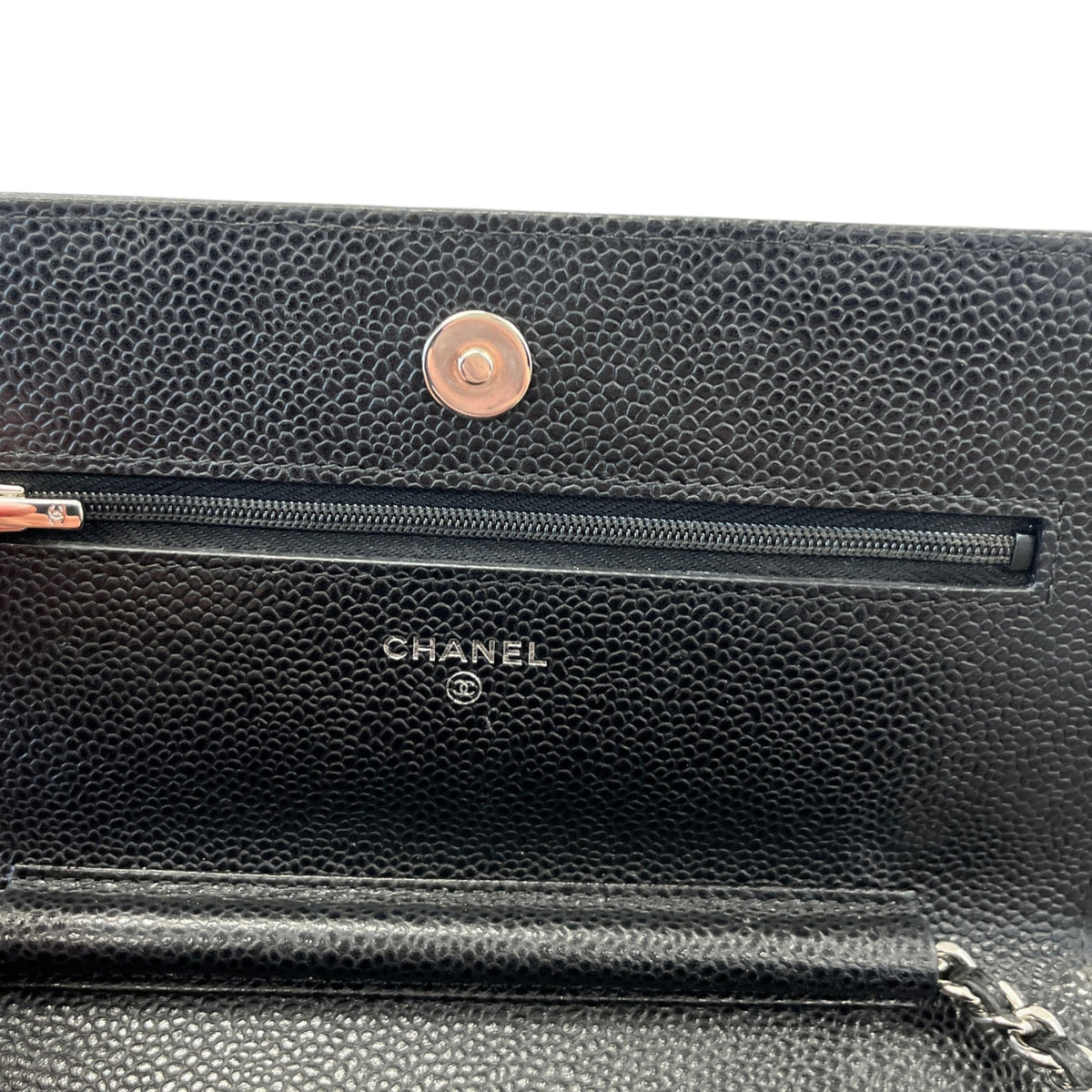 Women's Classic Wallet On Chain Crossbody Bag Black - Photo 11