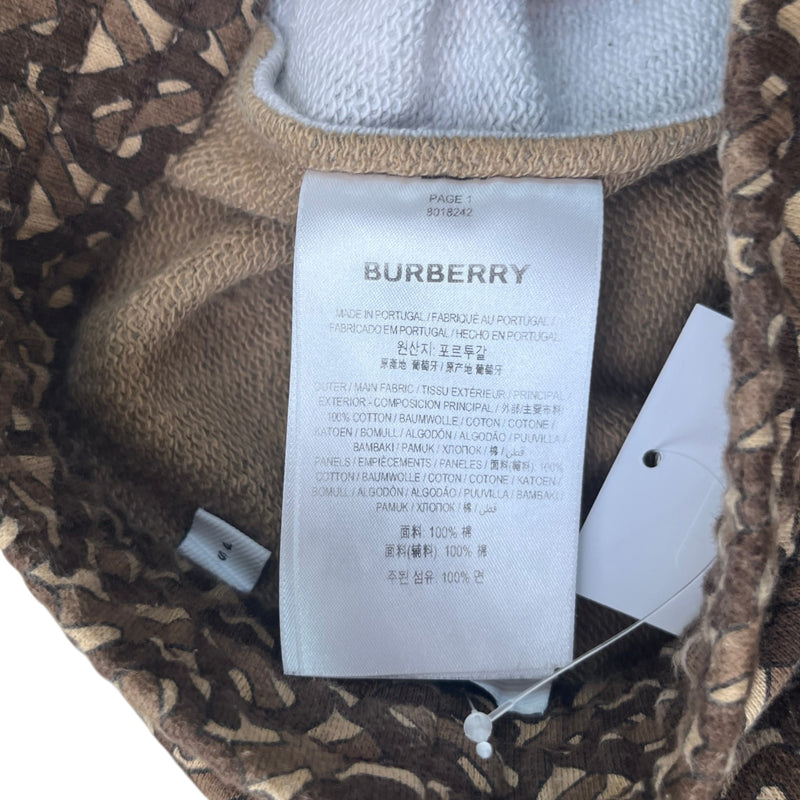 Men's Raine TB Monogram Stripe Joggers Brown Size W31