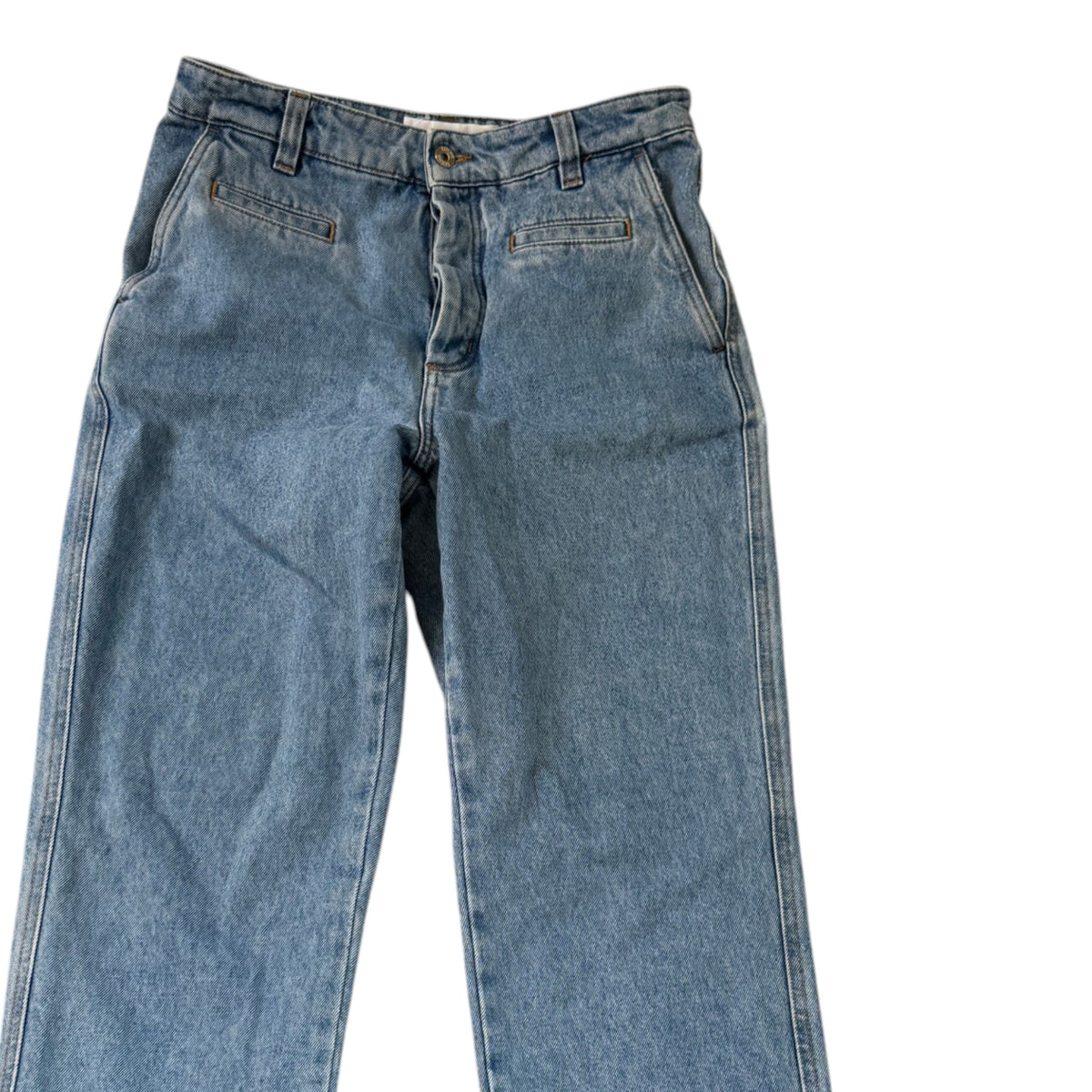 Women's High Waisted Jeans Blue Size L / UK 12 - Photo 3