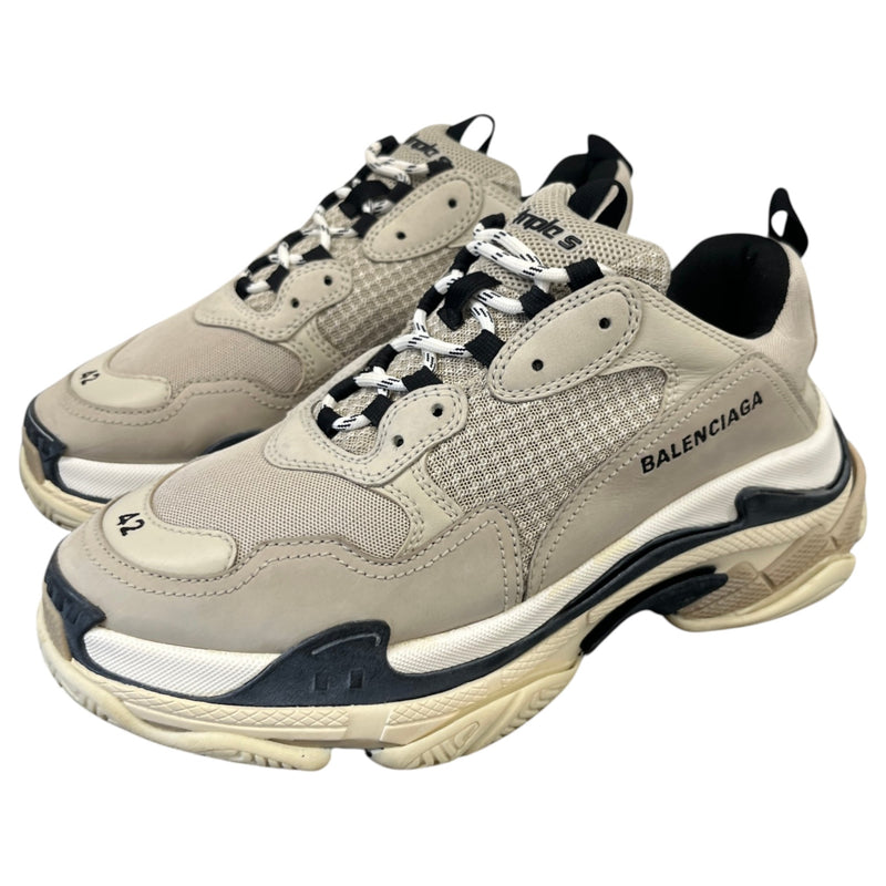 Men's Triple S Slides Beige Size EU 42 / UK 8