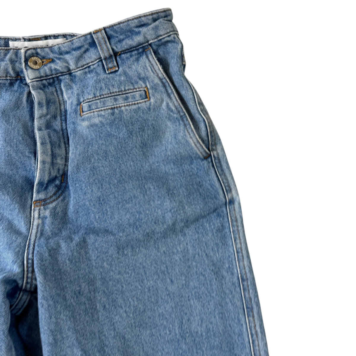 Women's High Waisted Jeans Blue Size L / UK 12 - Photo 9