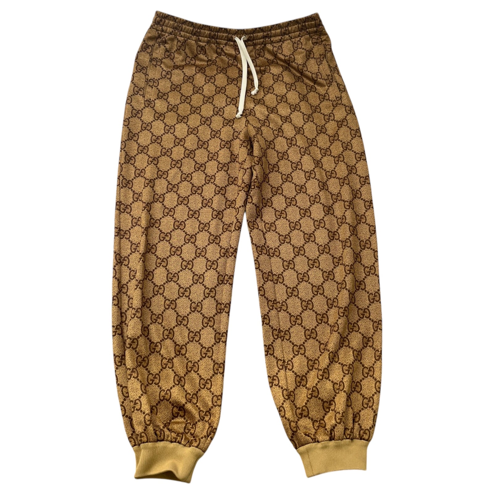 Men's GG Supreme Technical Joggers Brown Size L / W34 - Photo 1