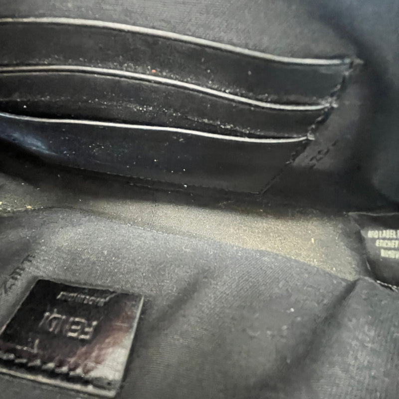 Men's FF Logo Messenger Bag Black