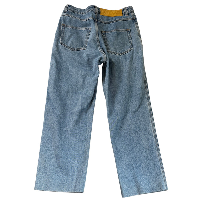 Women's High Waisted Jeans Blue Size L / UK 12