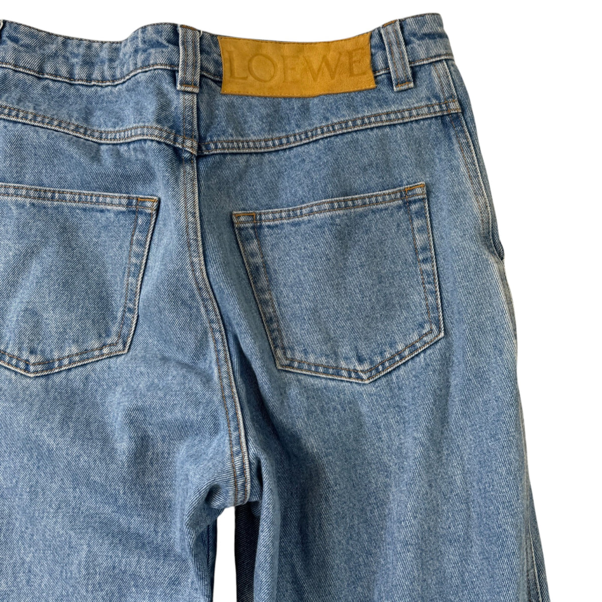 Women's High Waisted Jeans Blue Size L / UK 12 - Photo 10
