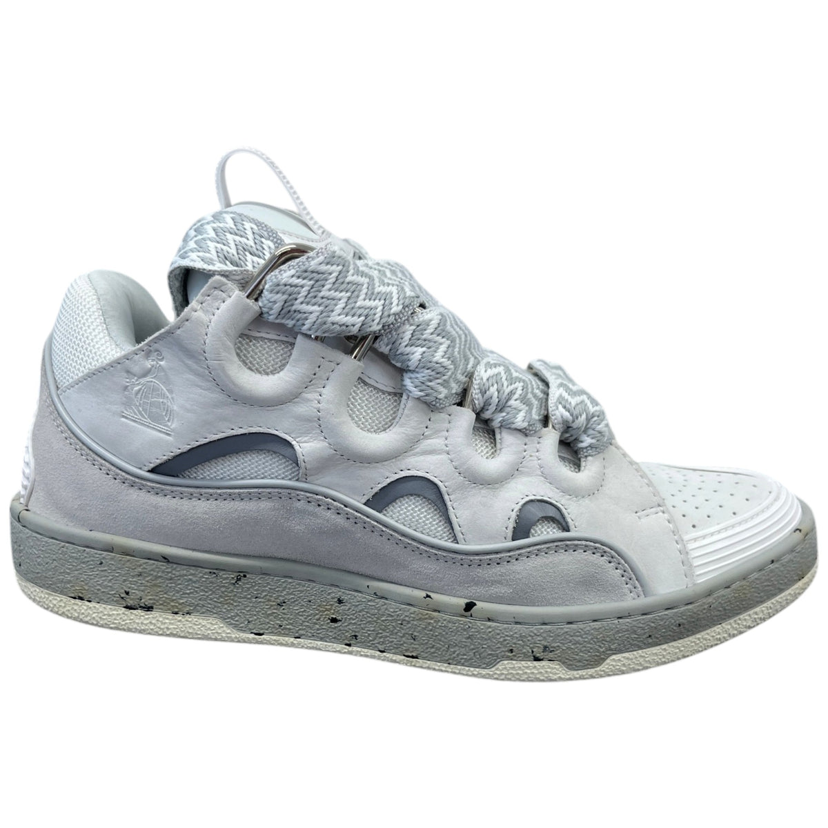 Men's Curb Low Trainers Grey Size UK 7 / EU 41 - Photo 1