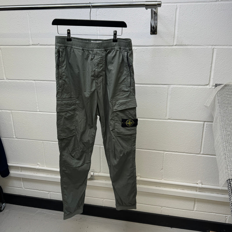 Men's Applique Logo Cargos Khaki Size M / W32