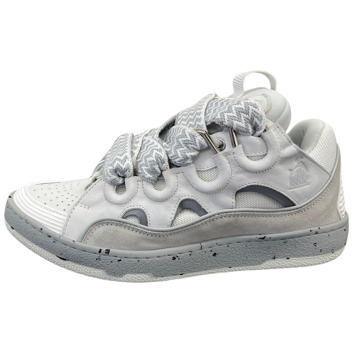 Men's Curb Low Trainers Grey Size UK 7 / EU 41 - Photo 5