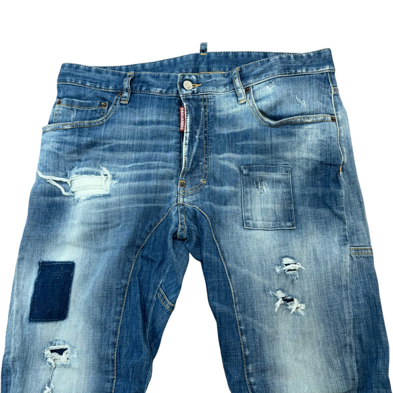 Men's Tidy Biker Jeans Blue Size XL / W36