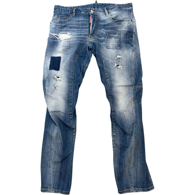 Men's Tidy Biker Jeans Blue Size XL / W36