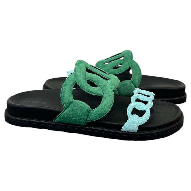 Women's Extra Sandals Green Size UK 4.5 / EU 37.5