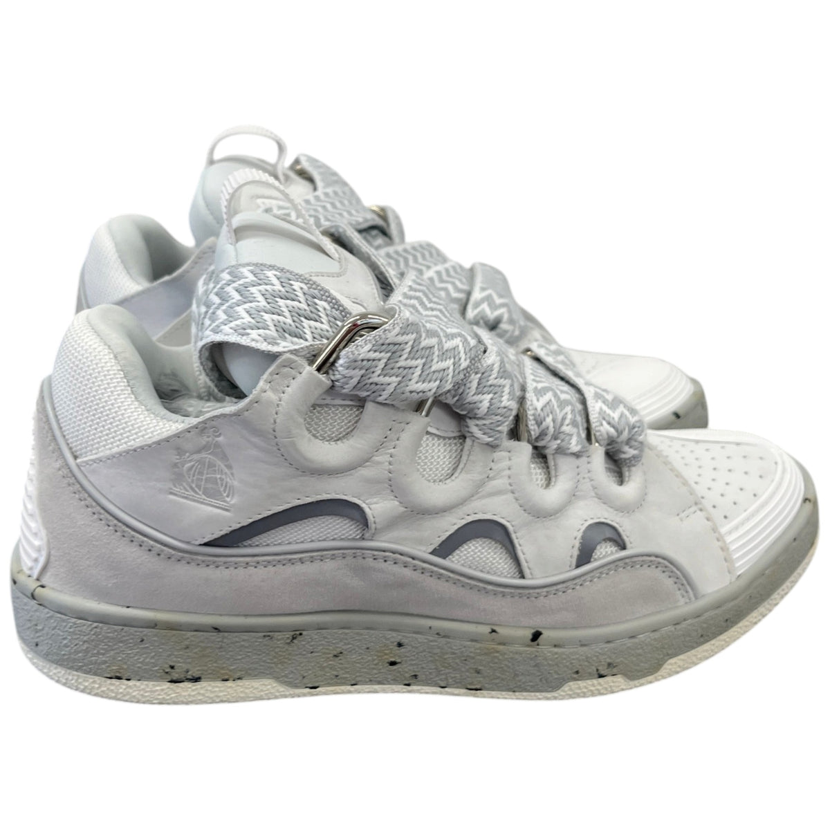 Men's Curb Low Trainers Grey Size UK 7 / EU 41 - Photo 8