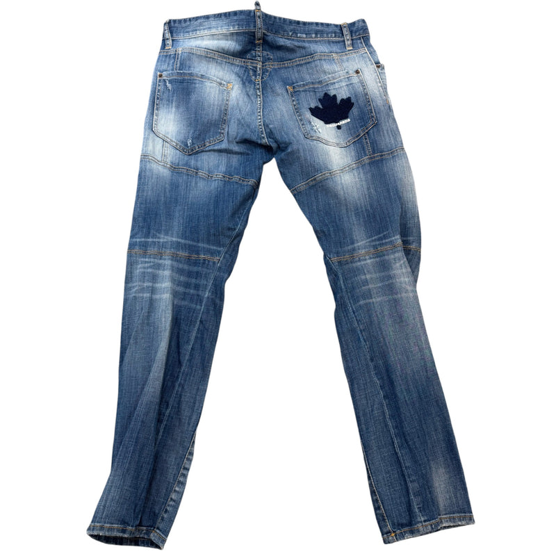 Men's Tidy Biker Jeans Blue Size XL / W36