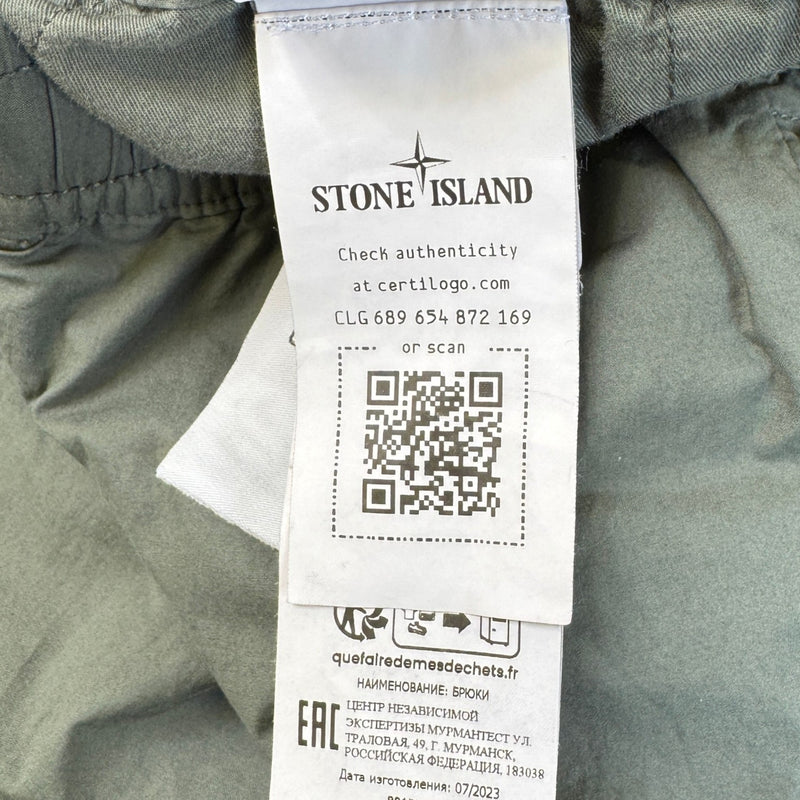 Men's Applique Logo Cargos Khaki Size M / W32