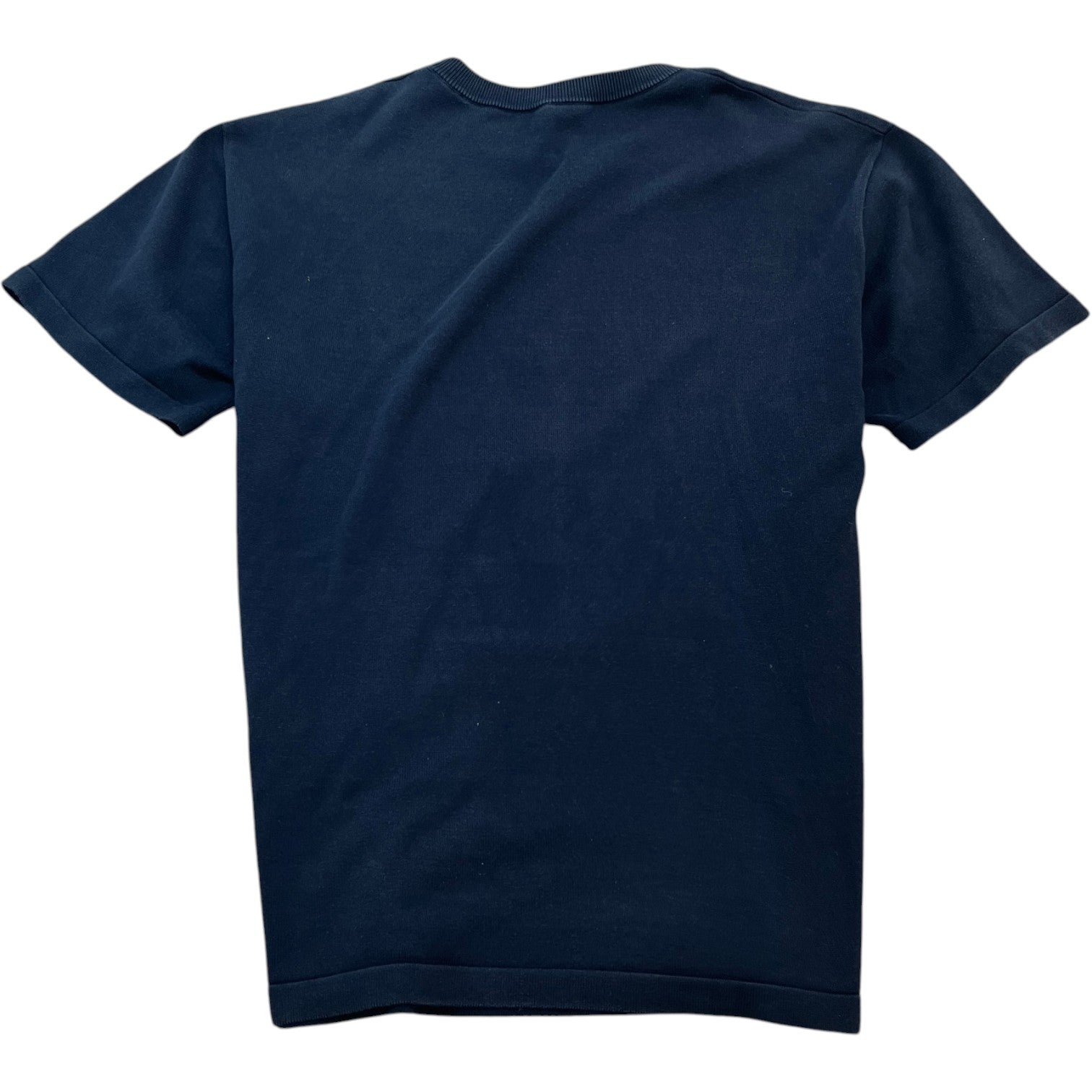 Men's X Nigo Intarsia Jacquard Heart T-Shirt Navy Size L - Photo 2