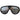 Men's Wave Mask Sunglasses Black
